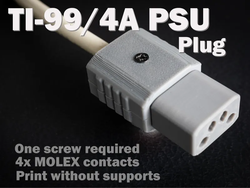 TI-99/4A PSU plug