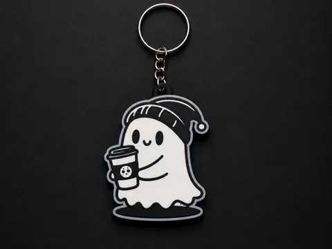 Llavero: adorable ghost keychain — referencia de MakerWorld