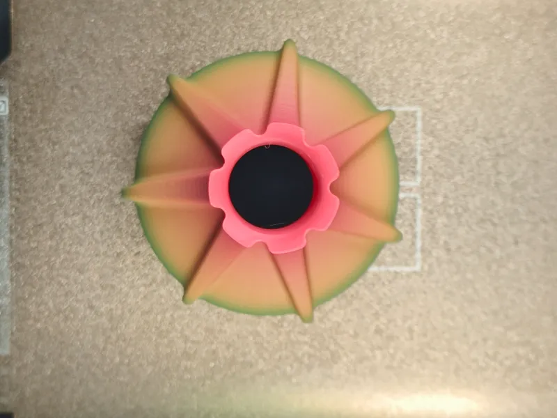 ribbed vase