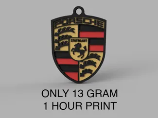 Porsche Keychain