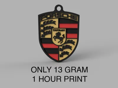 Porsche Keychain