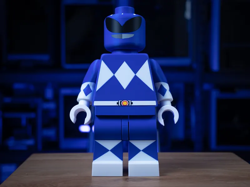1000% Brick Blue Power Ranger