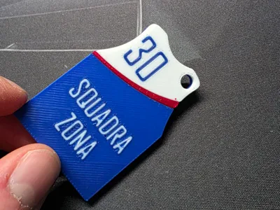 Customizable Basketball Jersey Keychain