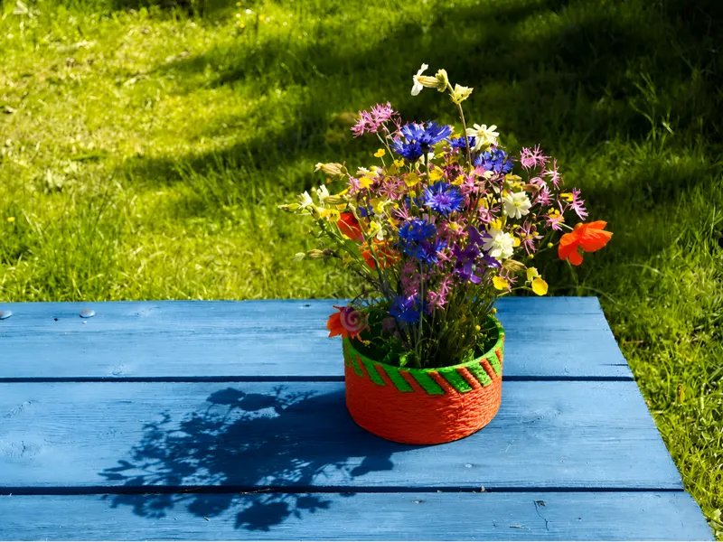 FloraWeave | Macetero Decorativo