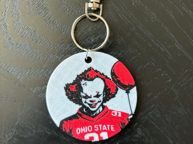 Pennywise OSU keychain