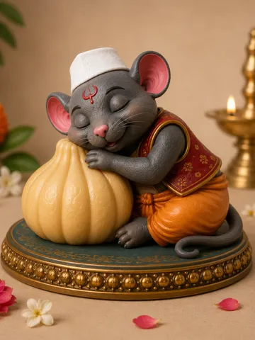 Figura decorativa: Mushak — vista de referencia 2