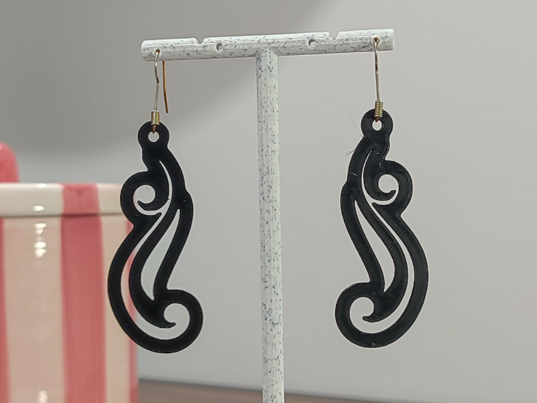 Aretes Espiral Arabe 3D model by Layered Art 3D
