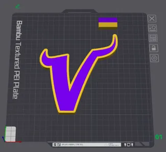 Minnesota Vikings V logo
