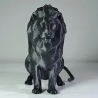 Lion décoratif low poly — photo 4