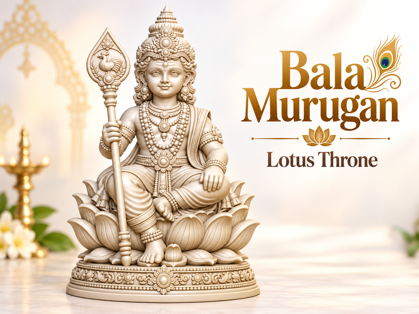 Bala Murugan – Lotus Throne - 1