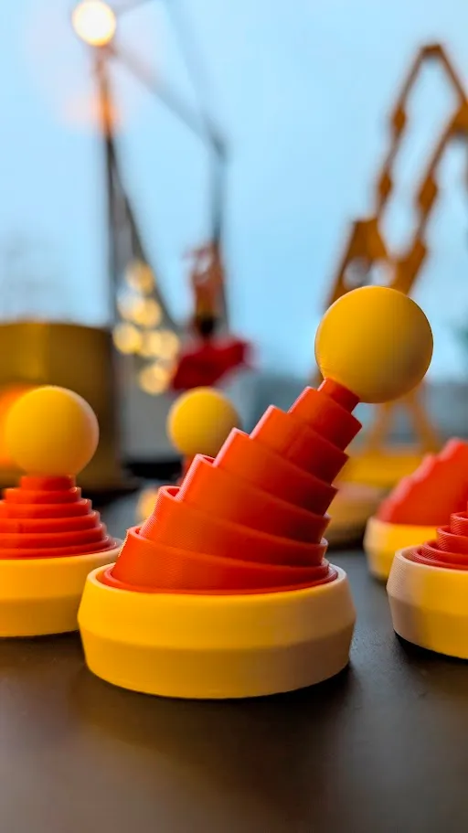 Collapsable fidget Santa's hat view 3
