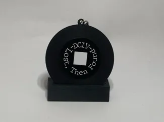 Vinyl NFC Keychain