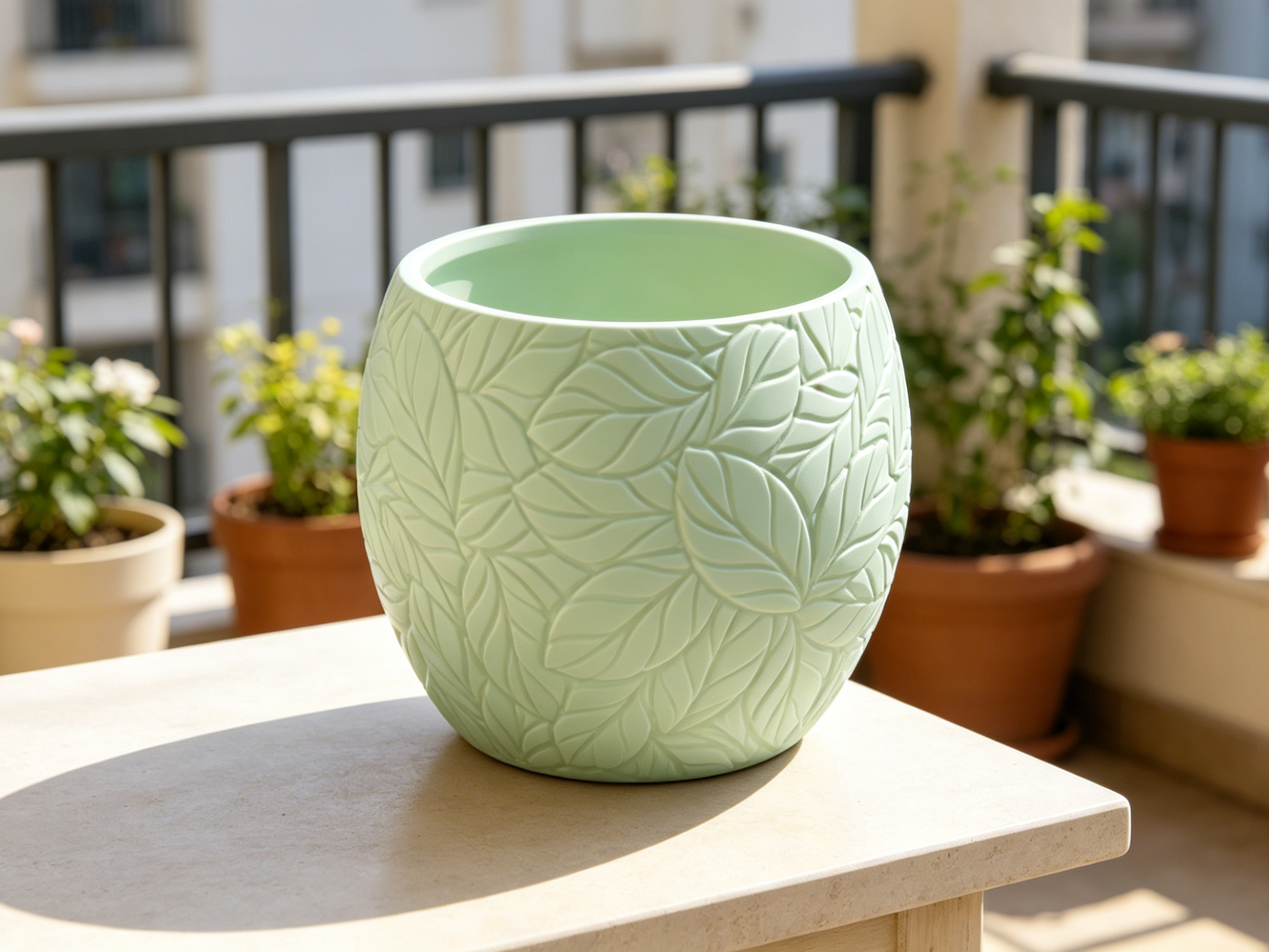 Miniatura 1 do modelo 3D 圆形花盆二(Round flowerpot 2)