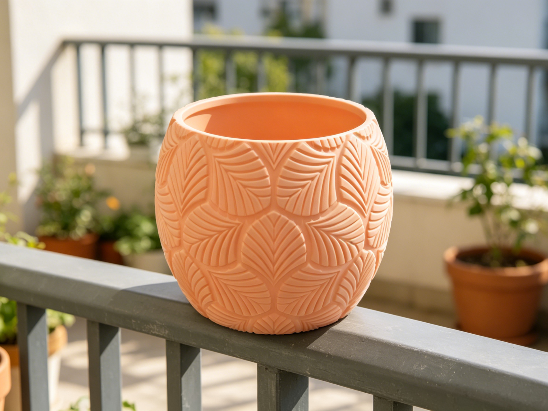 Miniatura 5 do modelo 3D 圆形花盆二(Round flowerpot 2)