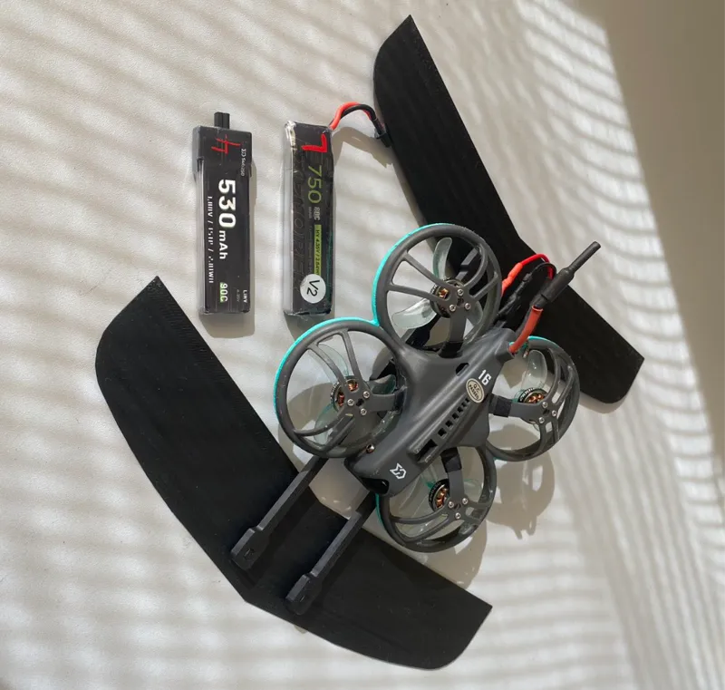 Sub250 Whoopfly16 Battery Adpapter and Wings