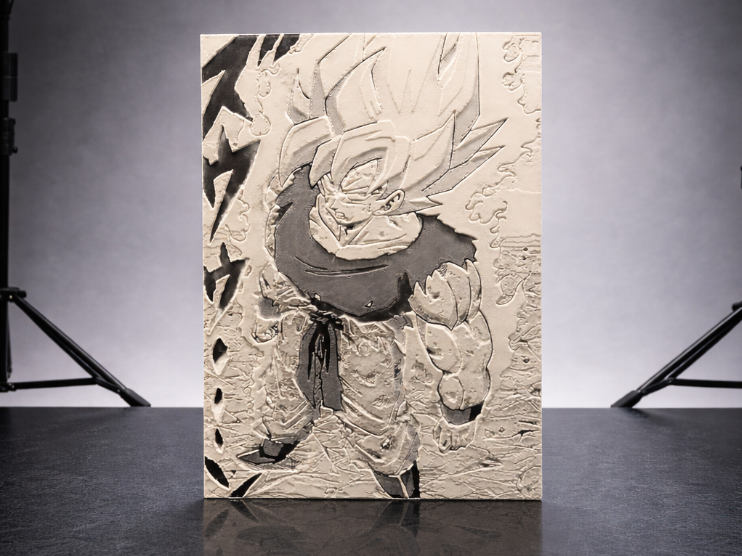 Goku turning super saiyan first time