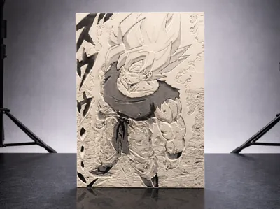 Goku turning super saiyan first time