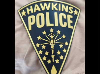 Jim Hopper's shoulder badge