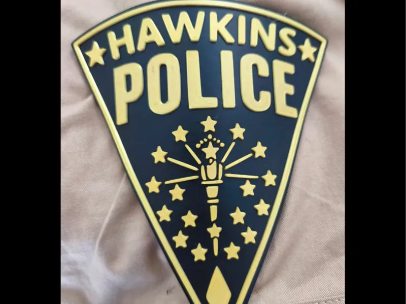 Jim Hopper's shoulder badge