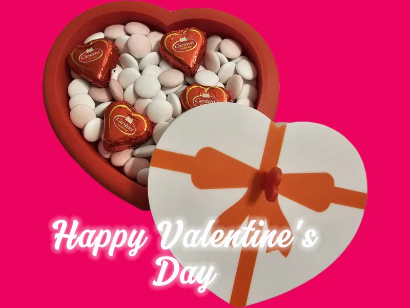 Herzschale Valentinstag