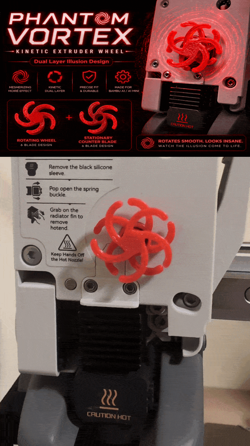 Phantom Vortex Extruder Wheel