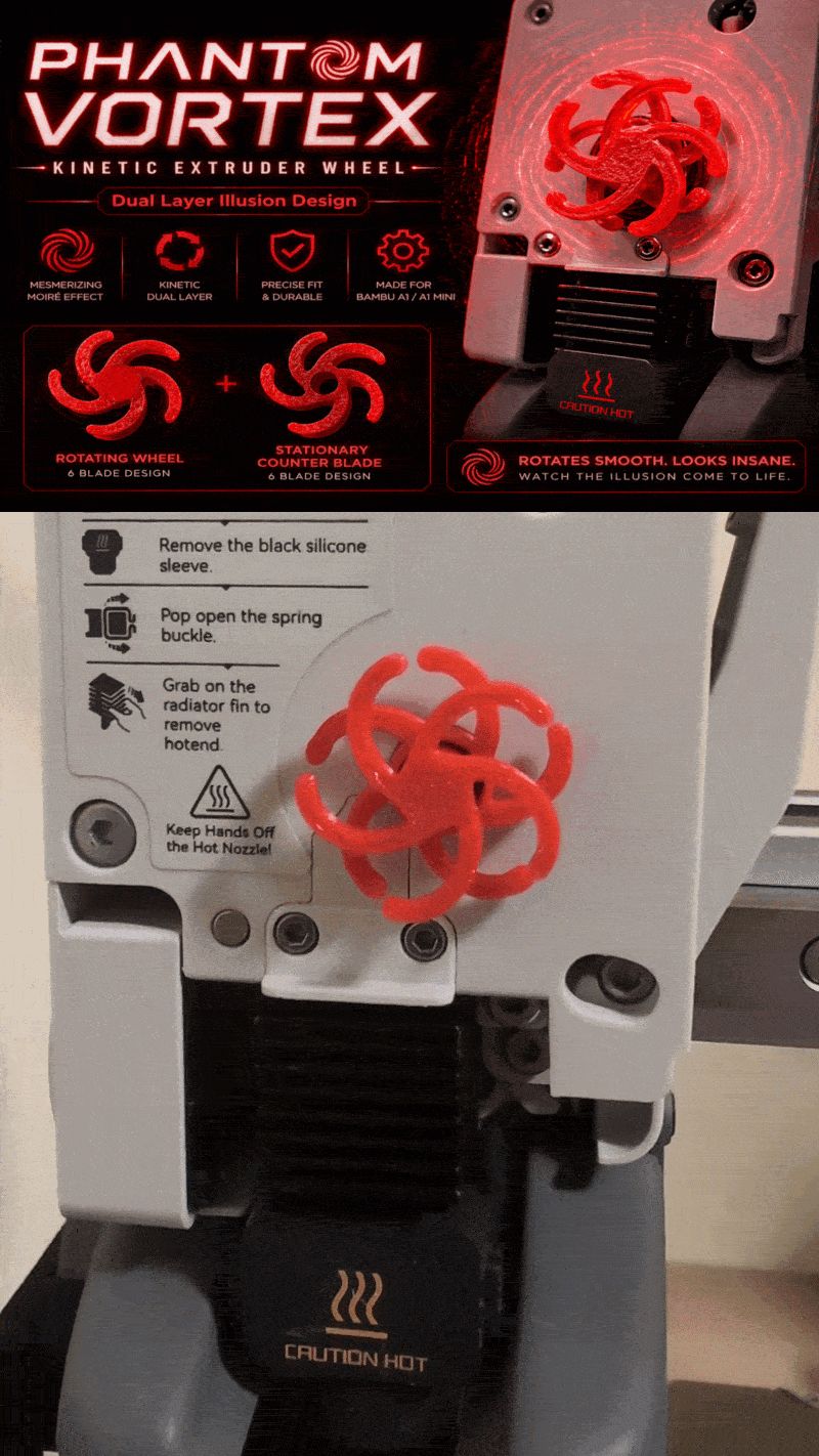 Phantom Vortex Extruder Wheel