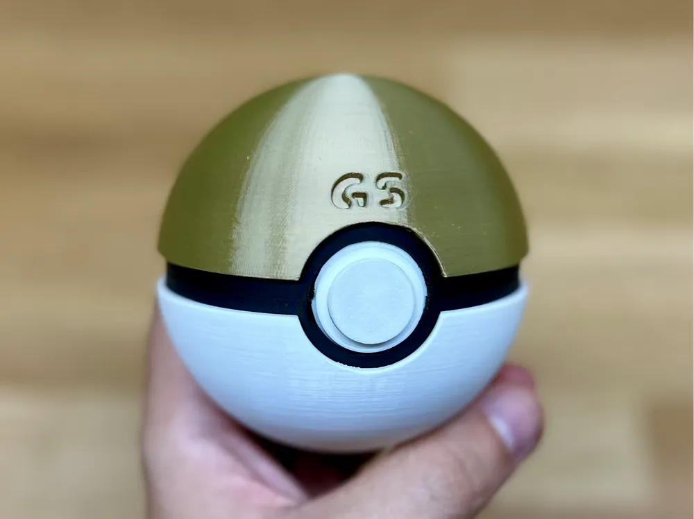 3Dプリント GSボール - ポケボール - ポケットモンスター - 完全機能