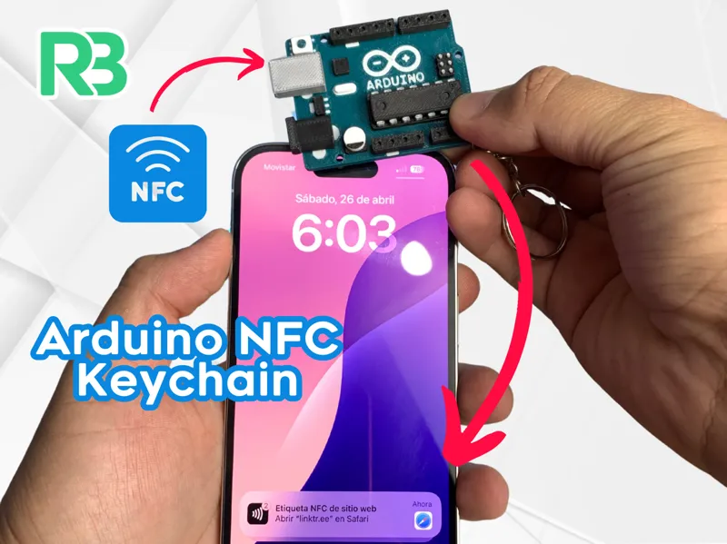 Arduino UNO NFC Keychain