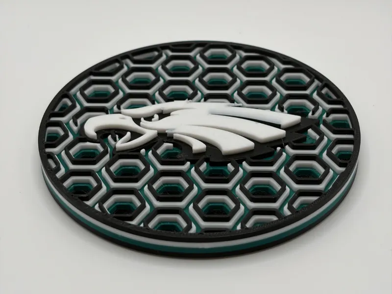 Philadelphia Eagles Hexagon Coaster