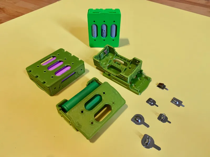 18650 battery case_2s_3s