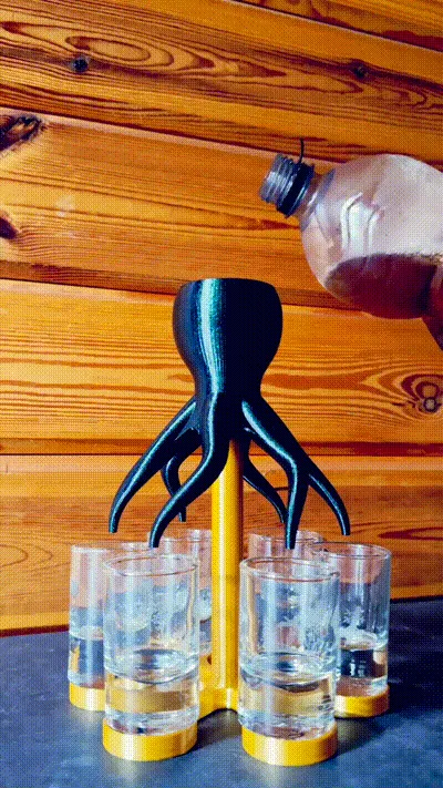 Distributeur de shooters Kraken