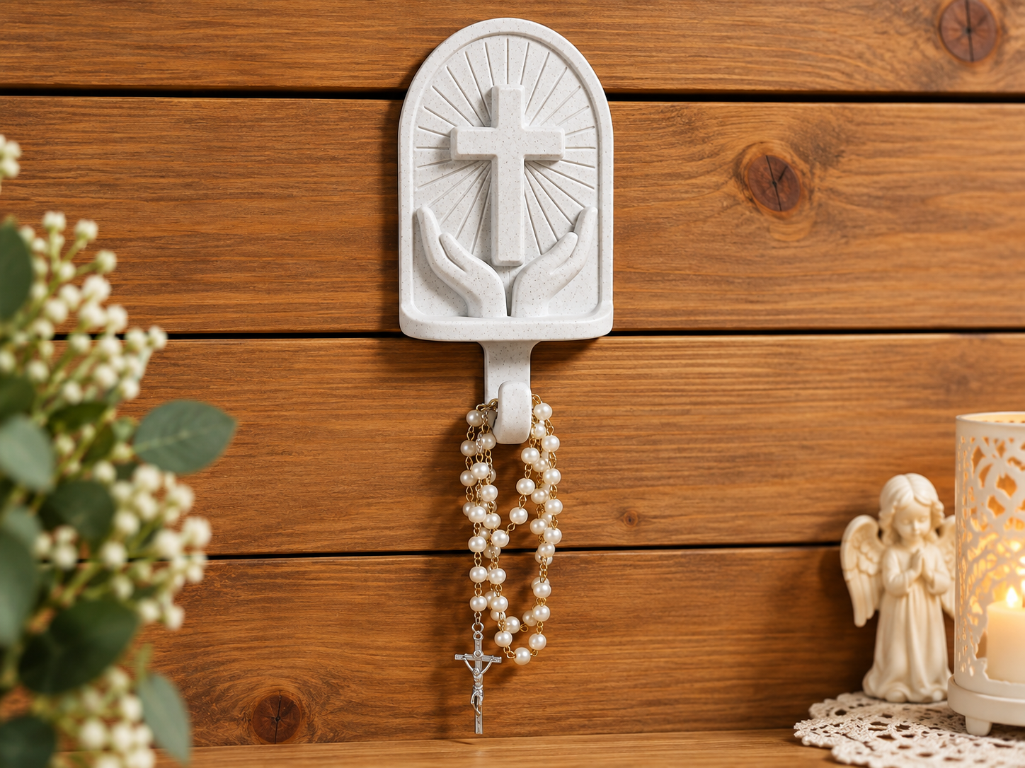 Wall-Mounted Rosary Holder - 1