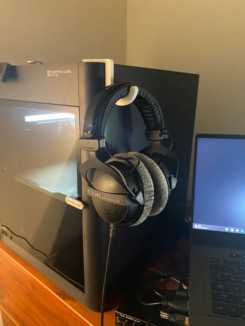 Bambu Lab Printer Headphone Hook