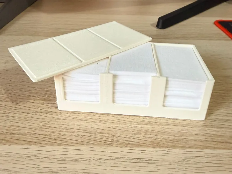 Caja para toallitas de uñas