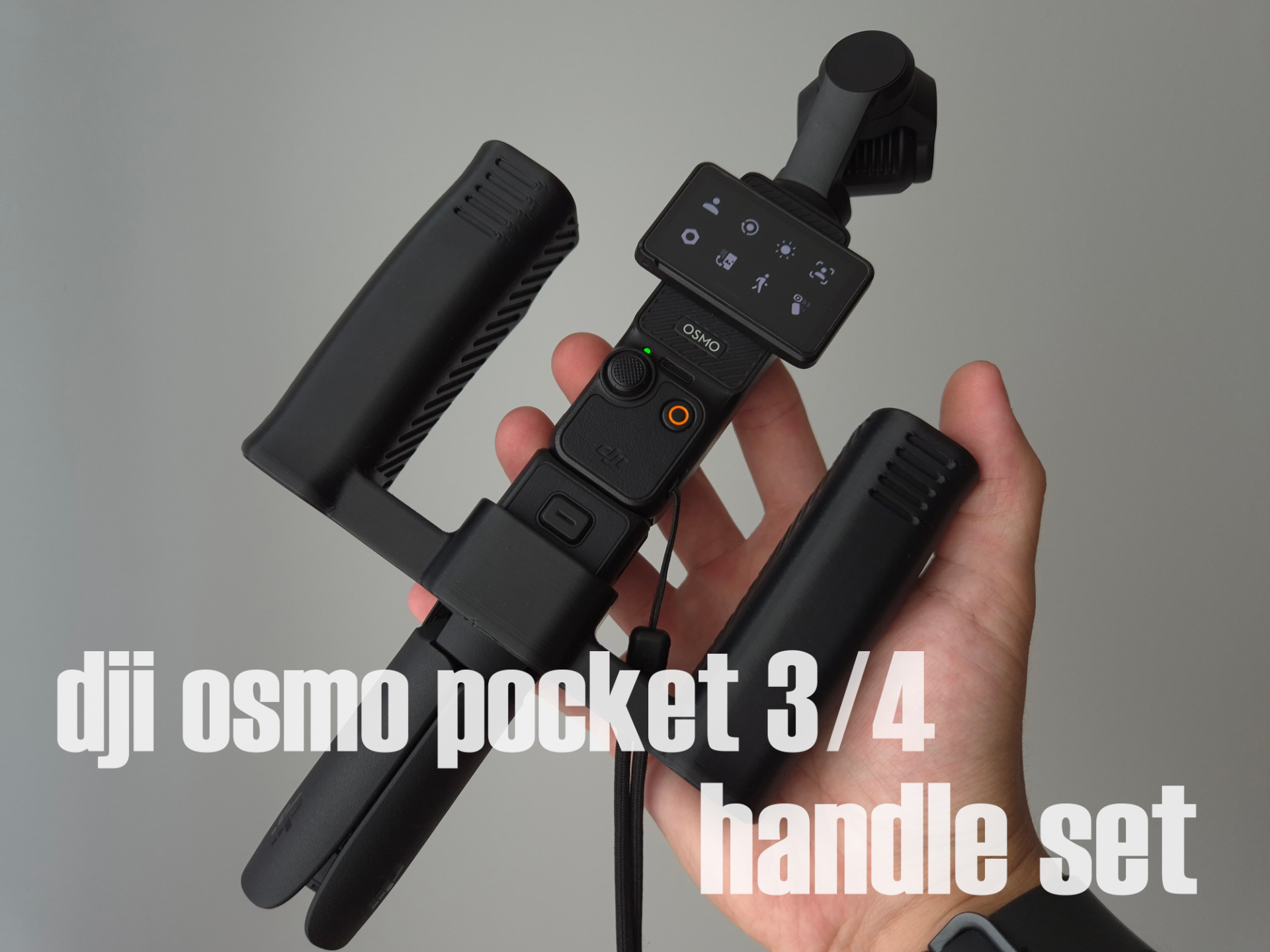 dji osmo pocket 3 & 4 handle set