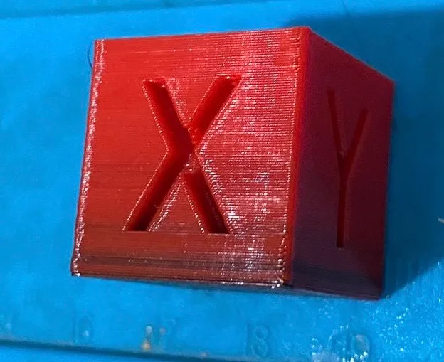 XYZ Calibration Cube Test Print 20x20 