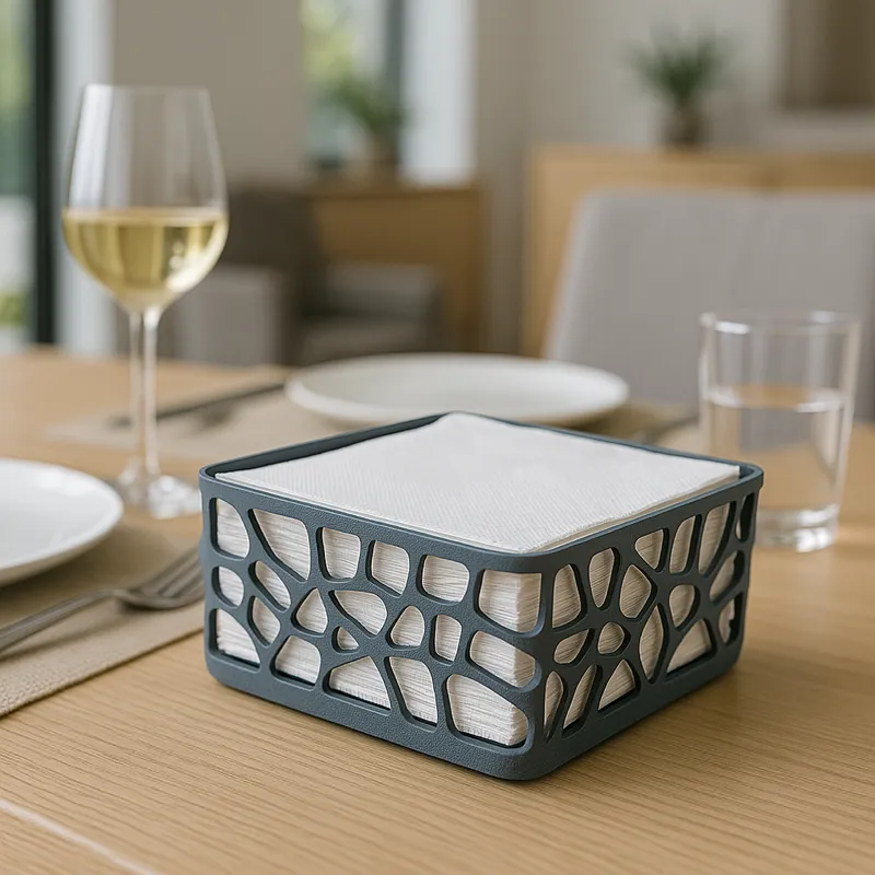 Modern Napkin Holder with Organic Design view 3