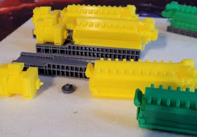 20MW combustion engine with generator scale 1:120