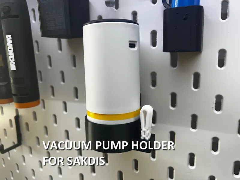Vacuum pump holder for Skadis
