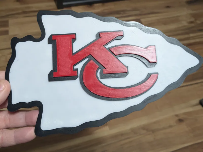 Magnetic Kansas City Chiefs Logo