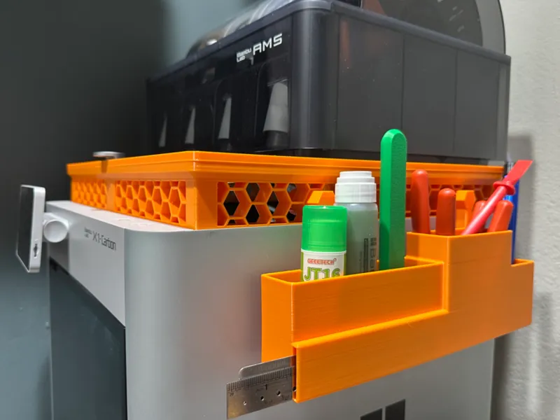 Air vent rise side storage unit