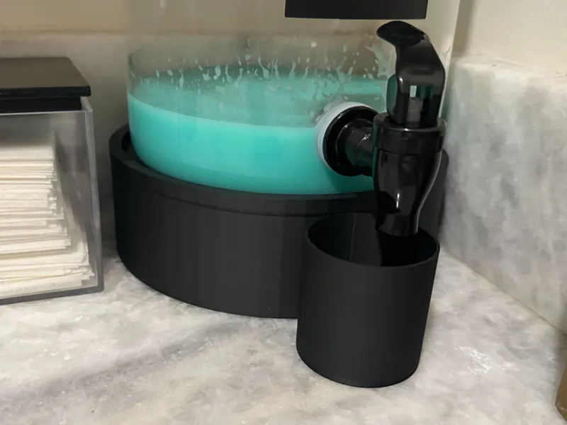Glass container stand