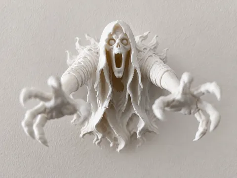 Adorno temático: Screaming Ghost Wall Mount – Horror Decor — referencia de MakerWorld