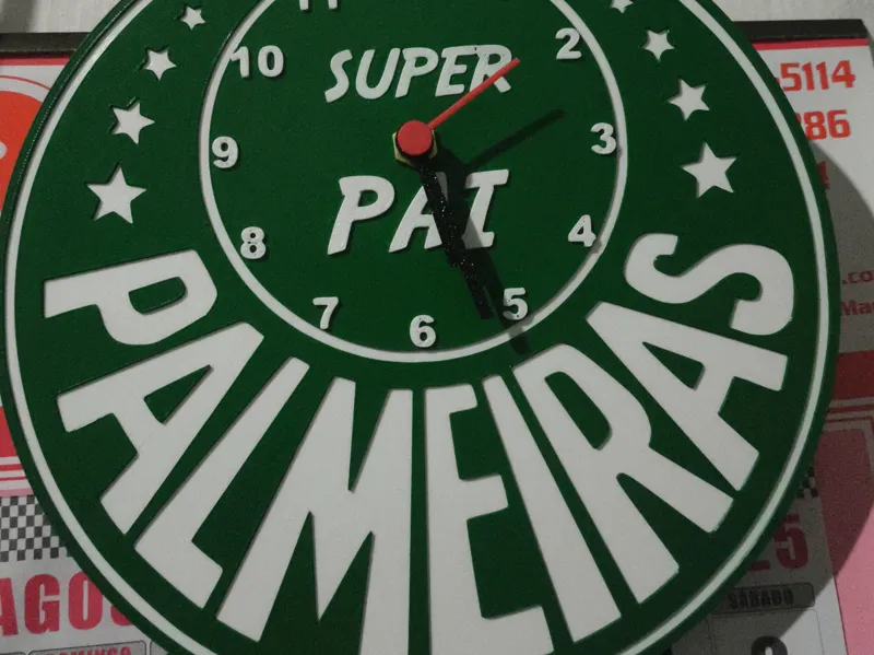 relogio palmeiras