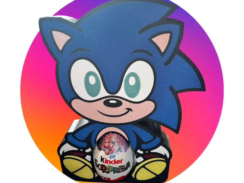 Sonic porta uovo kinder