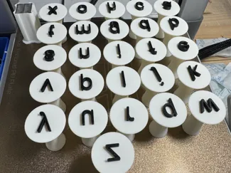Play-Doh Stamps - Alphabet (Lowercase)