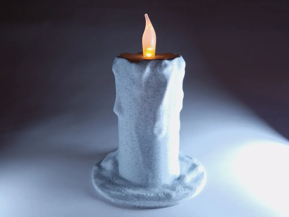 Realistic Drip-Effect Candle for Electric Inserts - Free 3D Print Model ...