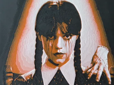 Wednesday Addams Hueforge