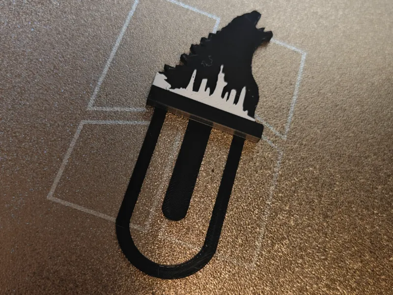 Godzilla Bookmark AMS