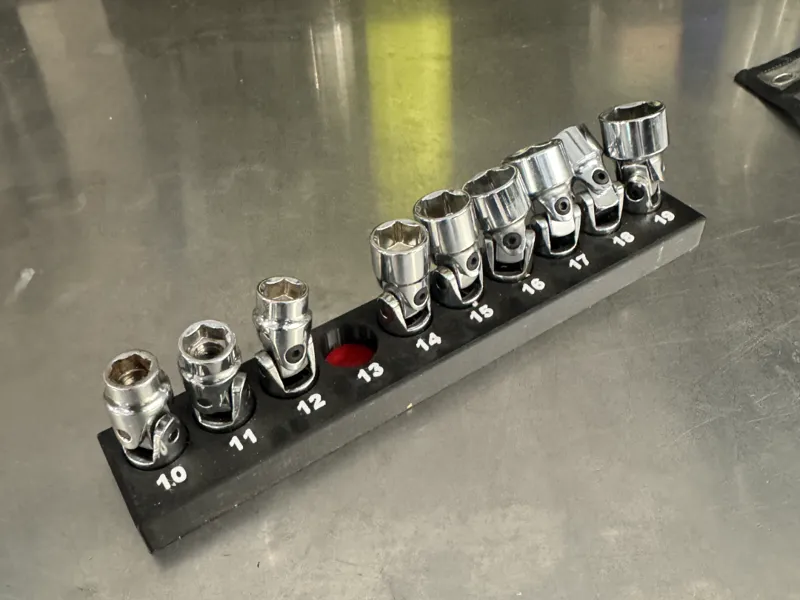 Socket Tray - Astro Pneumatics Chrome 3-8 Swivel